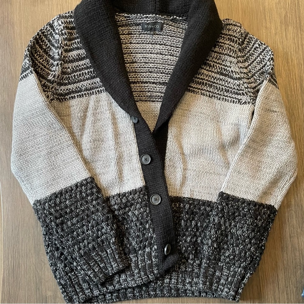 Mens RW&CO Cardigan Sweater